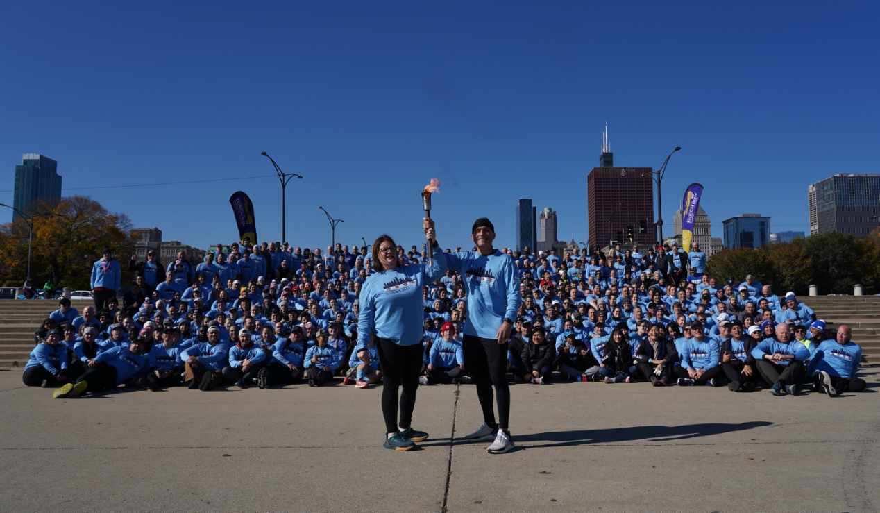 Group photo at Special Olympics 