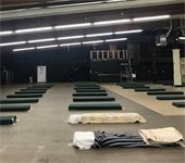 Image of beds at the Johnson Street Shelter.