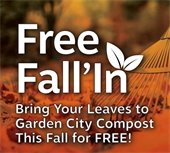 Free Fall'in - Bring Your Leaves to Garden City Compost This Fall for FREE!