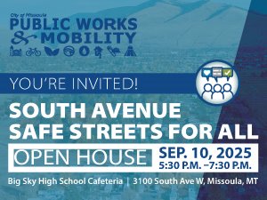 Public Works & Mobility - South Ave. Safe Streets For All Open House