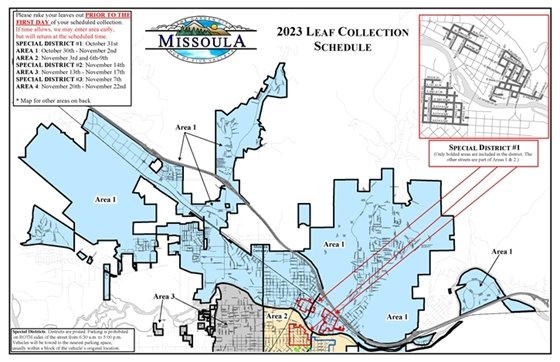 Leaf Collection Schedule & Map--North