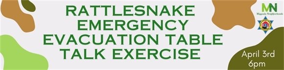 Rattlesnake Emergency Evacuation Table Talk Exercise 