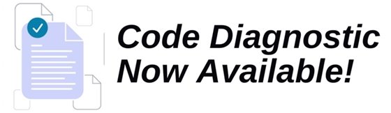 Code Diagnostic Now Available!