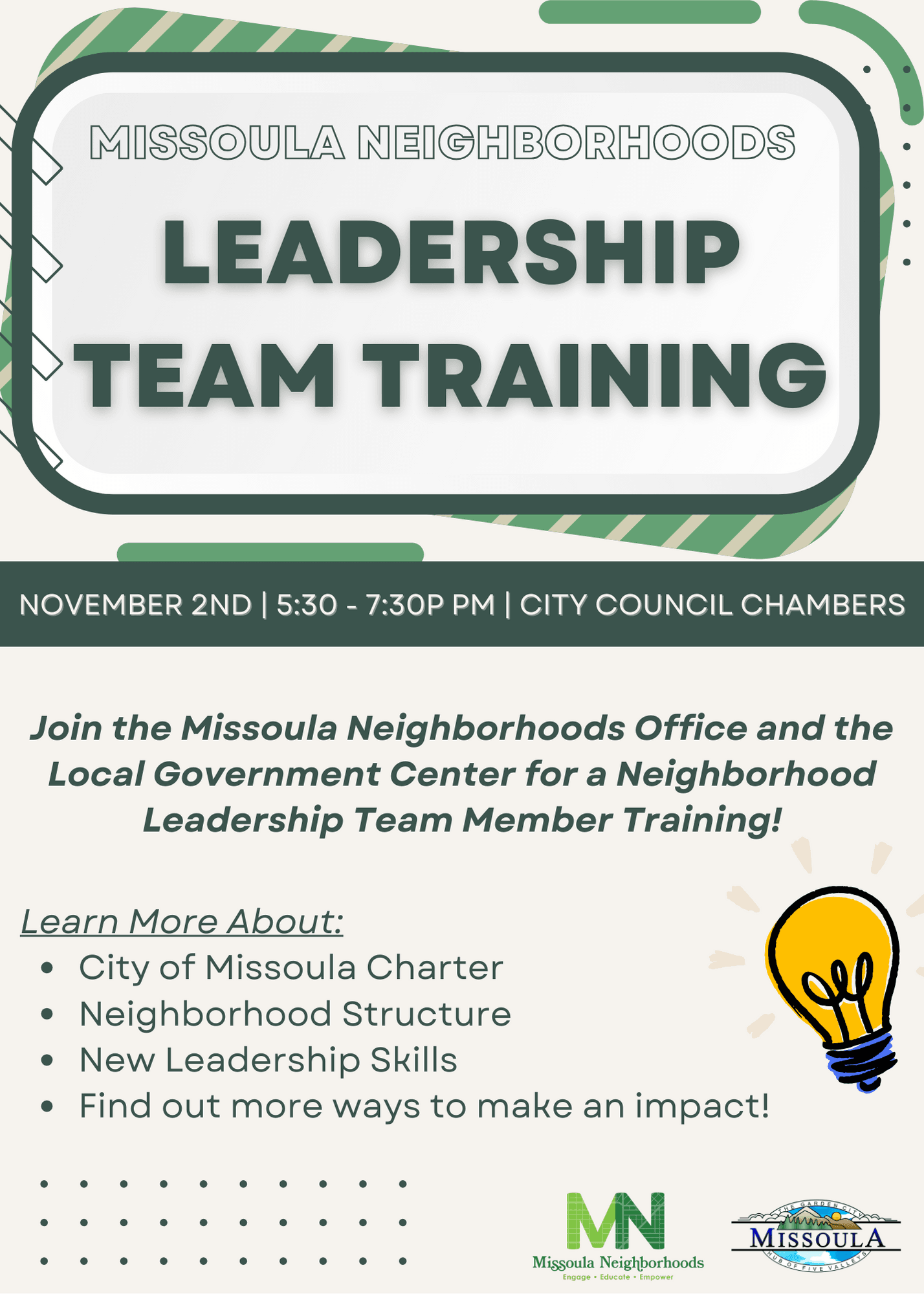 NH Leadership Team Training