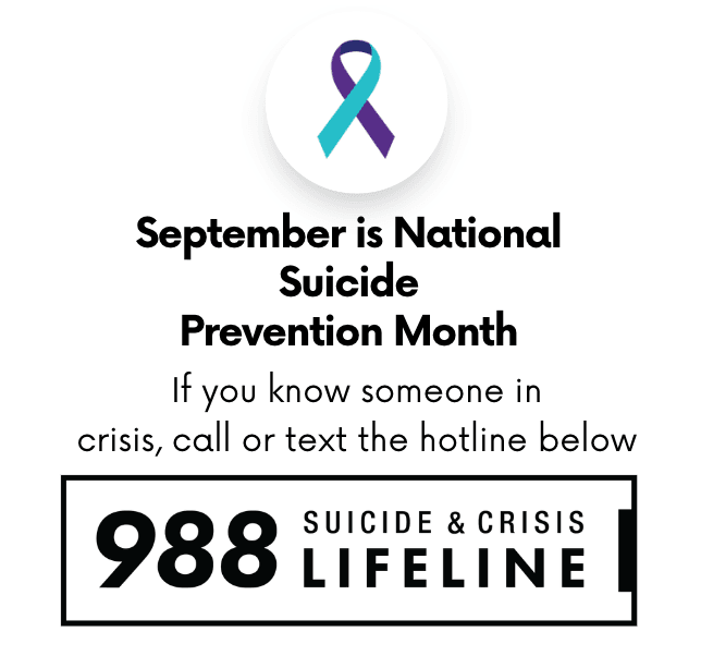 Suicide Prevention Month Info