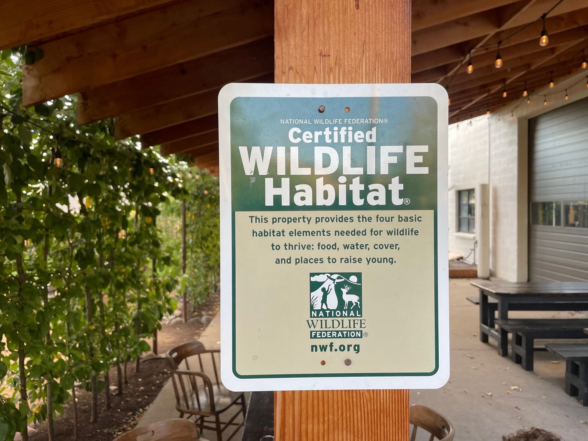 Certified Wildlife Habitat Sign 2022